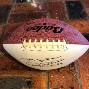 MIKE DITKA SIGNED FULL Size Football CHICAGO BEARS inscribed "HOF 88"